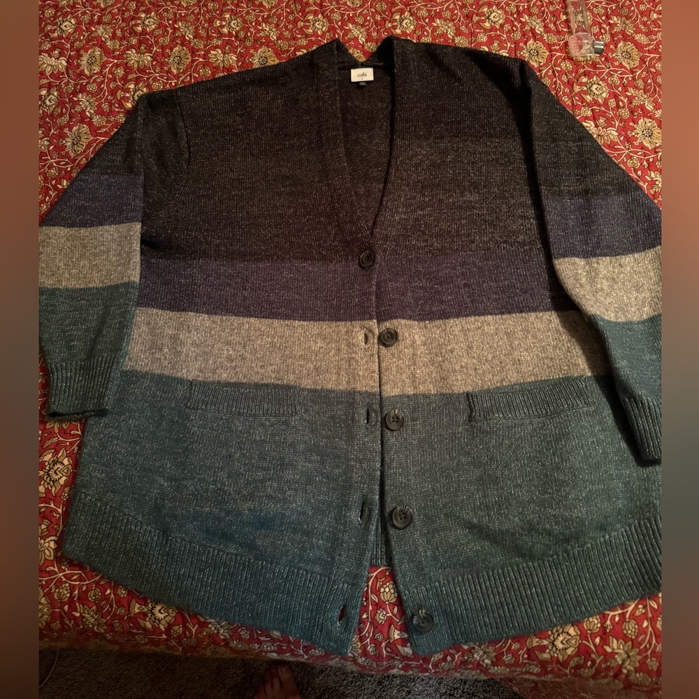 Cabi longer cardigan. Great shape and worn once.